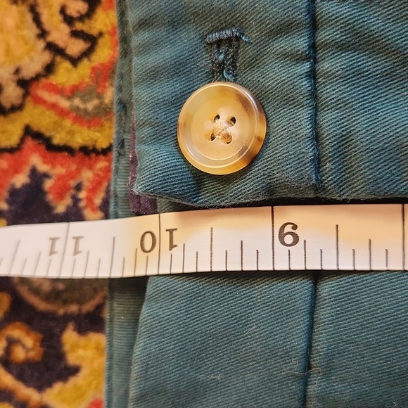 J. Crew High Rise Girlfriend Chino 4 Dark Teal - Picture 13 of 14